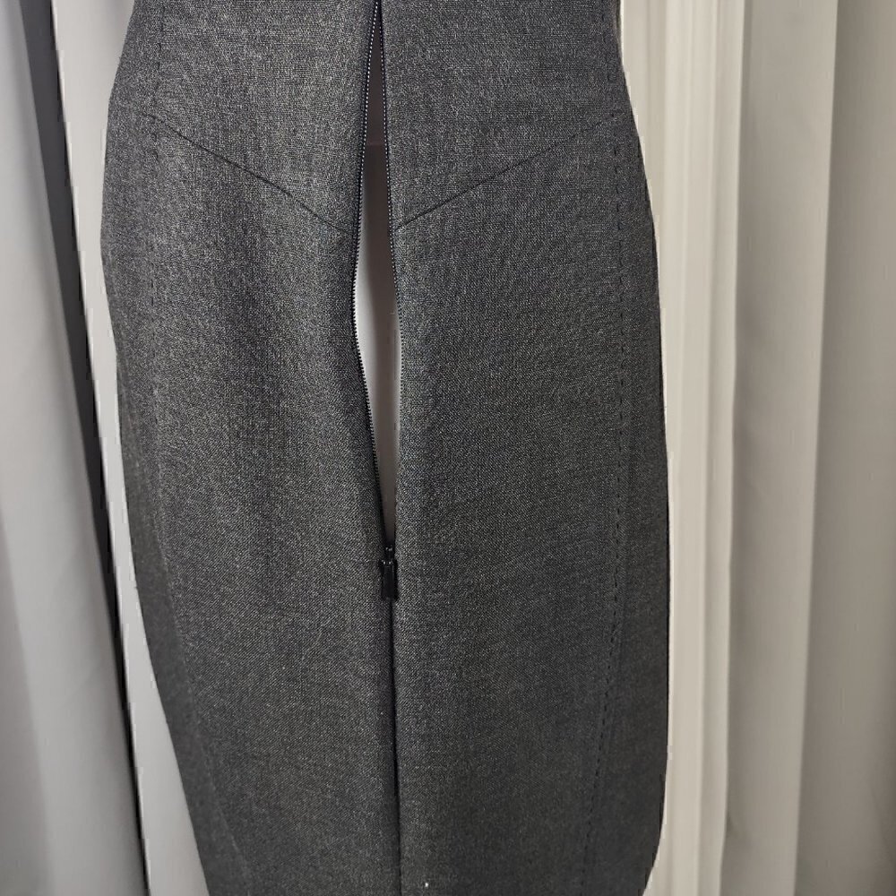 Ann Taylor LOFT Petites Women's Dark Gray To Black Lined Pencil Skirt Size 6P - Picture 5 of 11